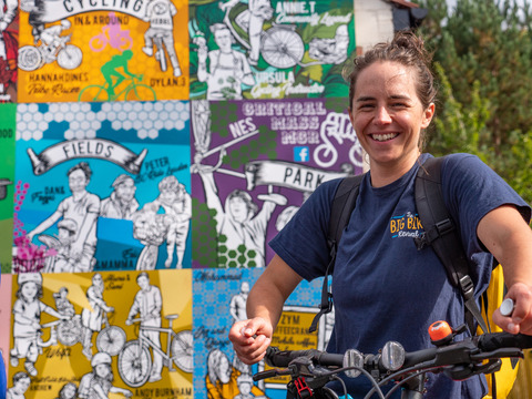Ellen Holmes cycling development officer Greater Manchester