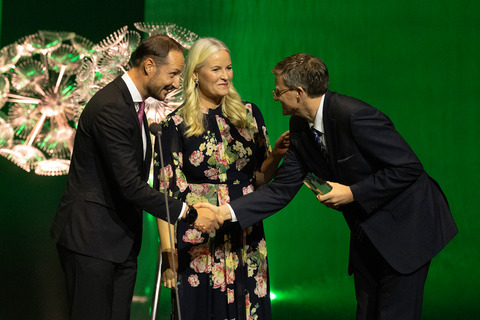 Crown Prince Haakon and Crown Princess Mette-Marit with Renewcell
