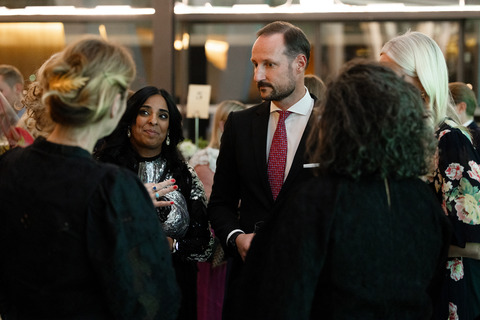 Crown Prince of Norway Haakon and Lubna Jaffery