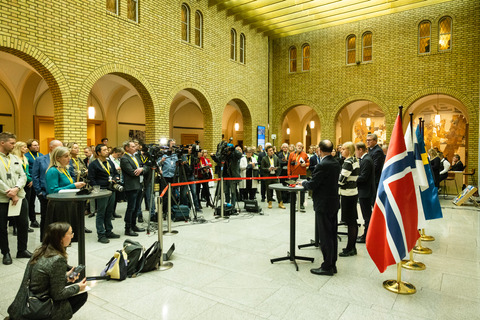 Press conference for Nordic Ministers of Foreign Affairs