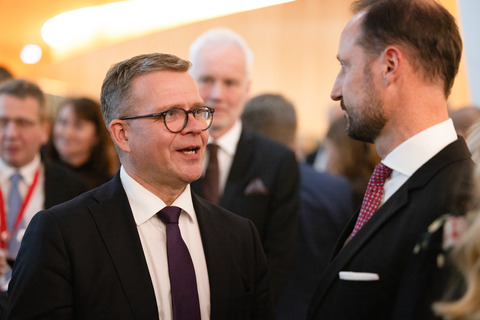 Petteri Orpo and the crown prince of Norway
