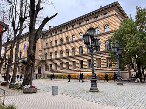 Latvian Parliament building, Saeima, Riga, Latvia