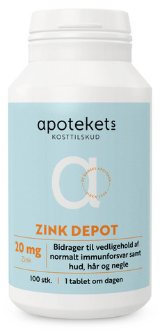 222598 Apotekets Zink Depot 100 stk