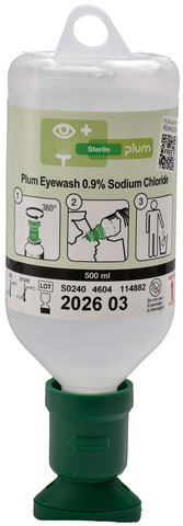4604 Plum Eyewash 0.9% Sodium Chloride 500ml 20231127