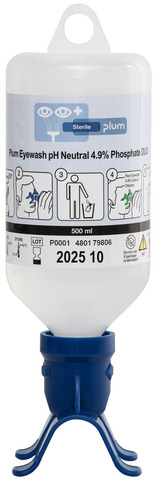 4801 Plum Eyewash pH Neutral 4.9% Phosphate DUO  500 ml 20231127