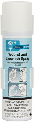 4556 Plum Wound and Eyewash Spray Buffer 200 ml incl. wall bracket 20231127
