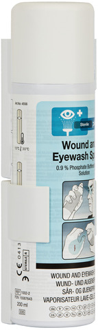 4556 Plum Wound and Eyewash Spray Buffer 200 ml incl. wall bracket Side 20231127