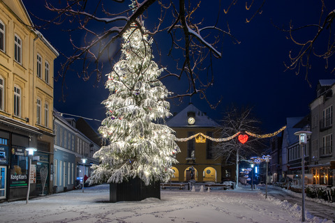 Juletræet foran rådhuset 0006 HDR
