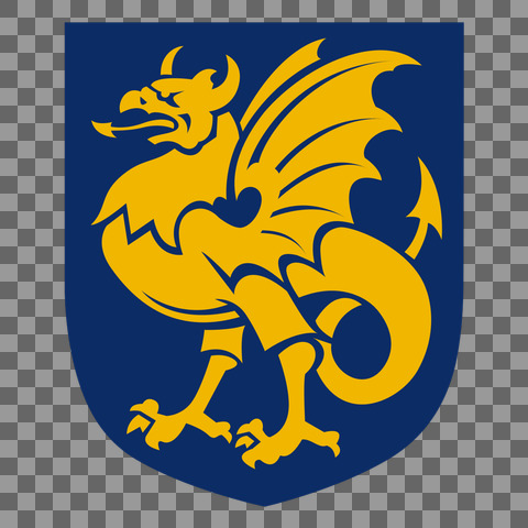Bornholms Regionskommune logo med skjold   Farve