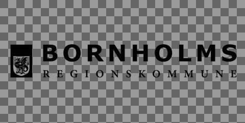 Bornholms Regionskommune titel med logo   Sort hvid