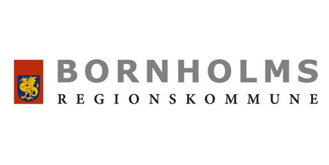 Bornholms Regionskommune titel med logo - Flere farver
