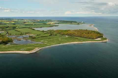 2020 Dovns Klint (luftfoto) Geopark Det Sydfynske Øhav Mikkel Jézéquel