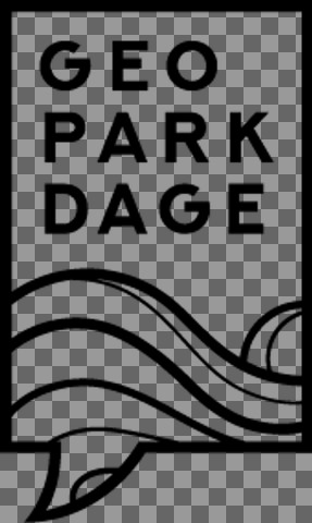 GeoparkDage logo sort rgb stor