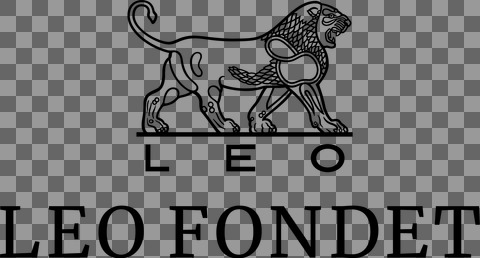 LEO Fondet Logo (Black)