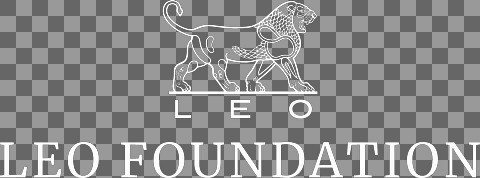 LEO Foundation Logo (White)