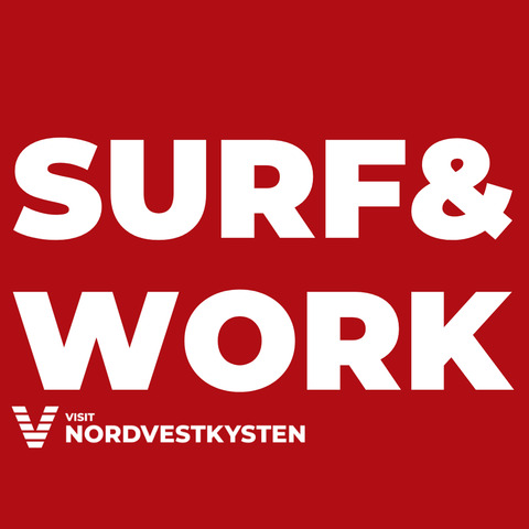 Surf & Work - badge/logo - 2