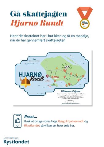 Plakat Hjarnø skattejagt 2024