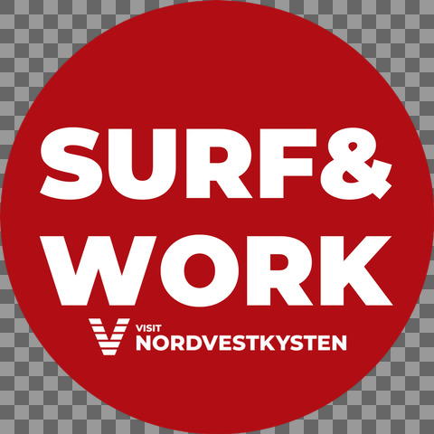 Surf & Work - badge/logo - 5