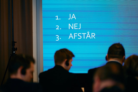 Voting at Nordic Council Theme Session