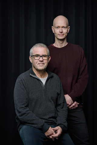 Kenneth Bøgh Andersen og Peter Madsen   Kredit Simon Klein